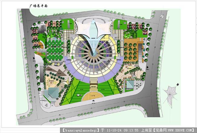 广场设计平面图-13个