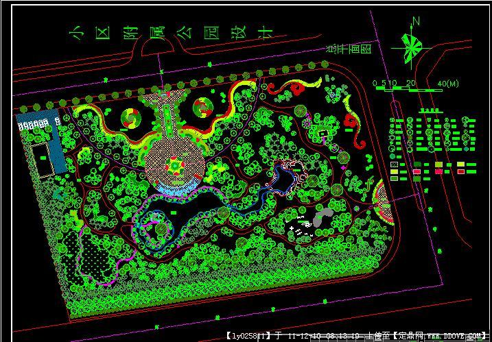 小区公园园林施工图