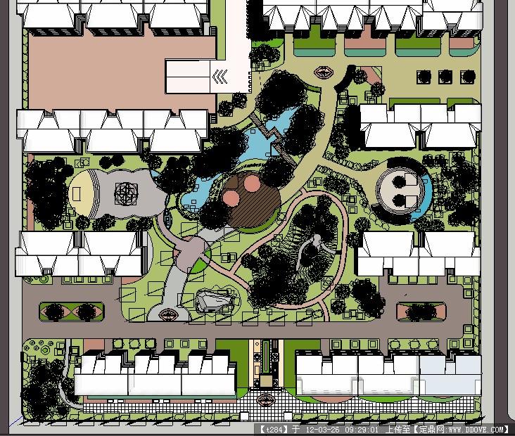 山石恋小区设计的下载地址,sketchup草图大师模型,,_.