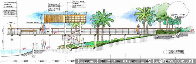 手绘立面图的下载地址,园林效果图,手绘效果,园林景观