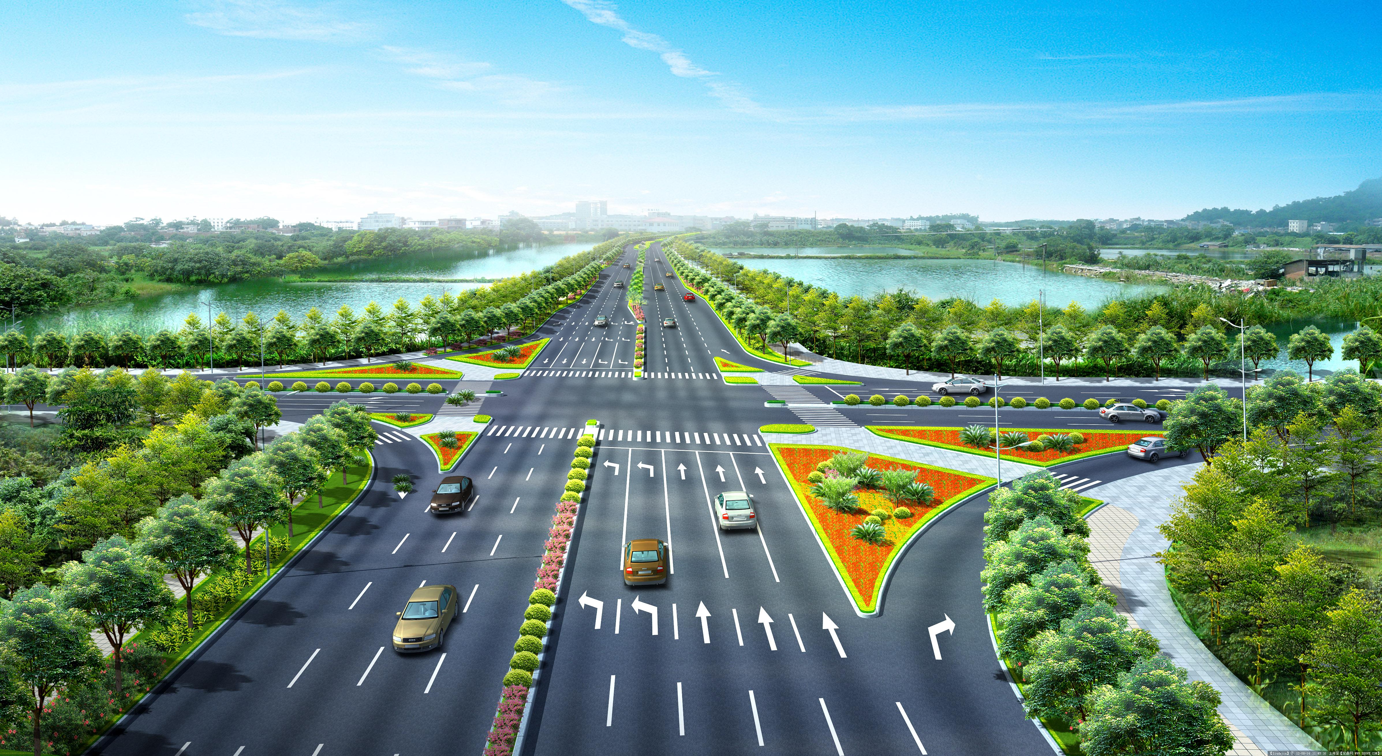 交通路面监控场景及一体化监控杆概念|三维|机械/交通|聪过 - 原创作品 - 站酷 (ZCOOL)