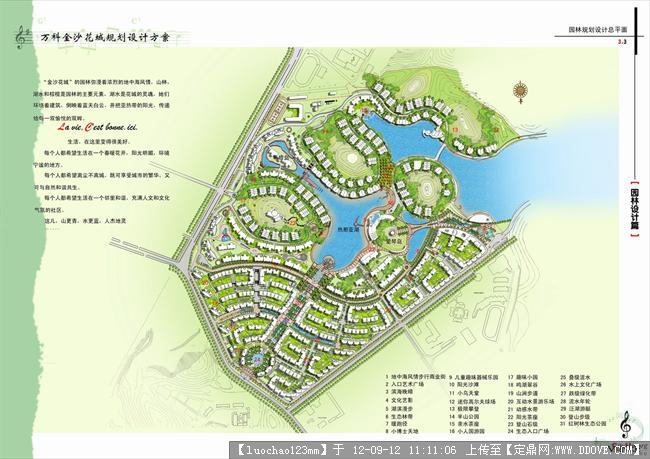 万科某居住区规划设计套图的下载地址,园林方案设计,居住区,园林景观