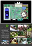 原创私家小花园（欧美风格）-彩平 意向图 设计创意及说明