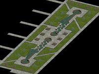 3D作业—小广场地形