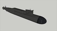 潜艇SU(草图大师)模型