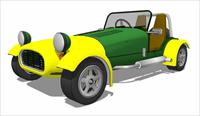 3D古董车动模型动态展示