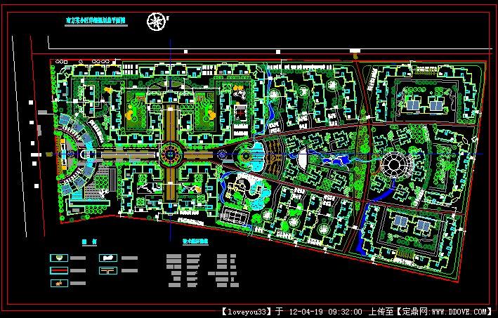小区规划总平图