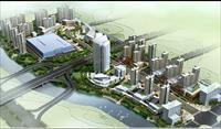 滨河高新技术产业园大场景3DMAX效果模型（附渲染效果图）