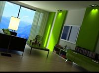 客厅3d模型1套（高品质国外模型，带材质贴图+渲染效果图）