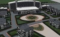 别墅式酒店SU建筑与景观规划设计SU(草图大师)模型