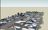 城市规划设计SU(草图大师)精品模型1
