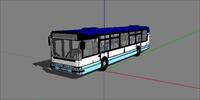 公交巴士SU(草图大师)模型